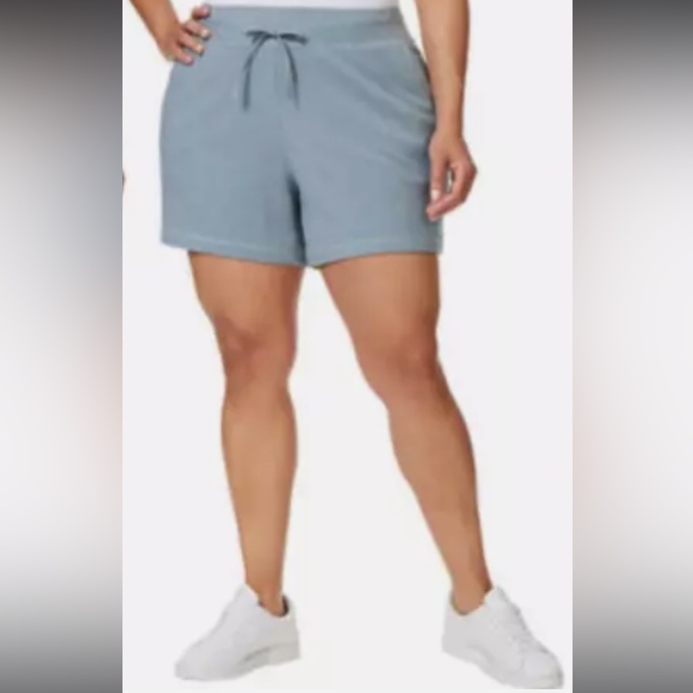 😍2/$20 NEW 32 Degrees Cool Sz XL Blue Pull-On Soft Touch Comfy Jersey Shorts